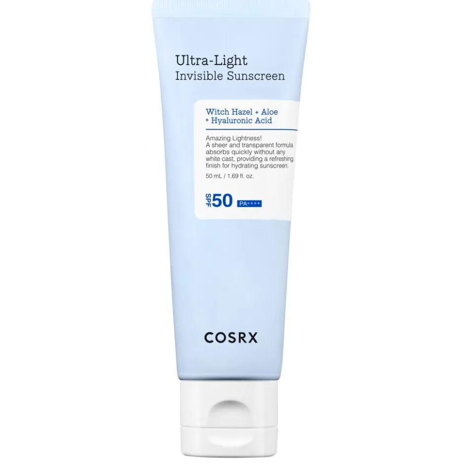 Best COSRX SPF50 Ultra-Light Invisible Sunscreen