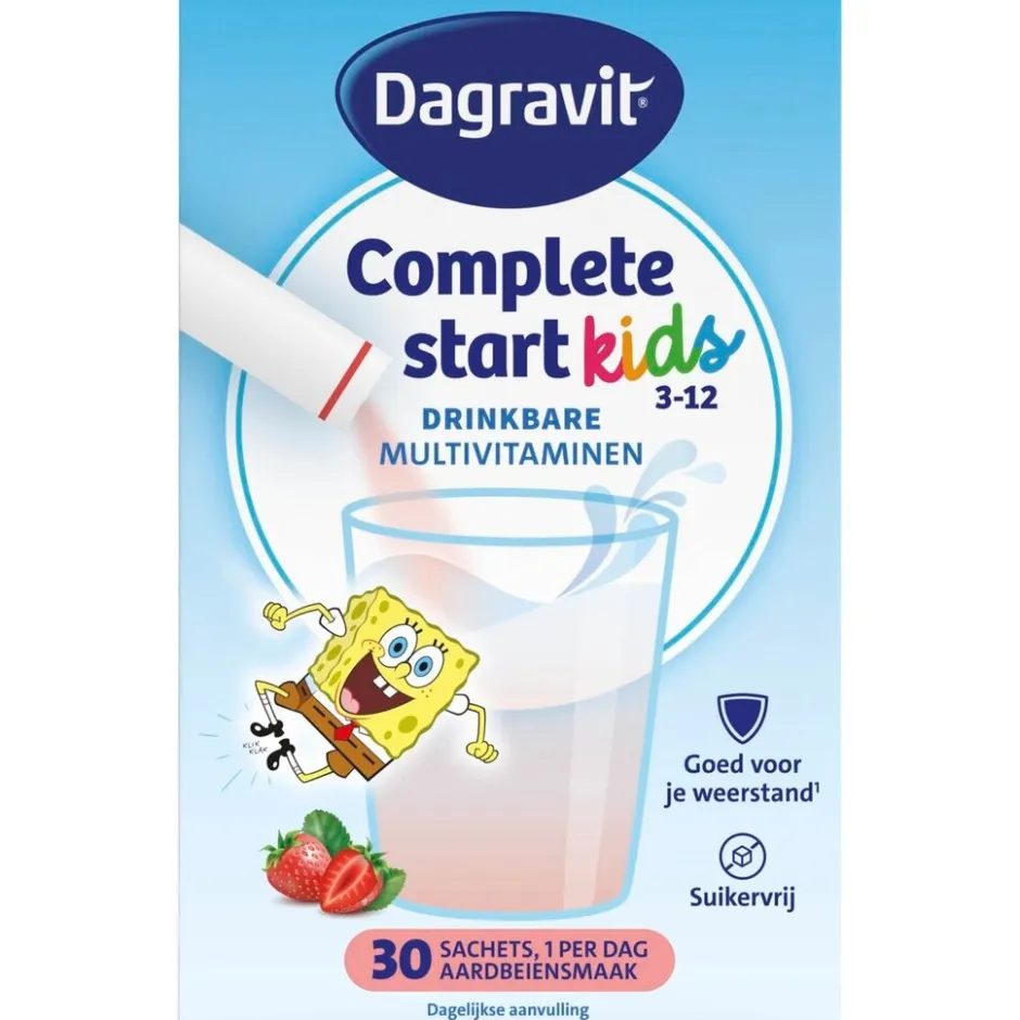 Online Dagravit Complete Start Kids 3-12 Drinkbare Multivitaminen Sachets