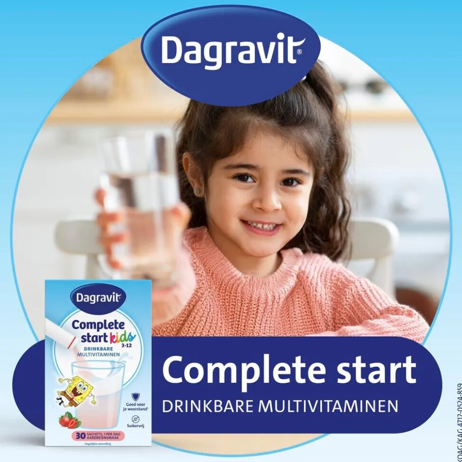 Online Dagravit Complete Start Kids 3-12 Drinkbare Multivitaminen Sachets