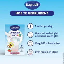 Online Dagravit Complete Start Kids 3-12 Drinkbare Multivitaminen Sachets