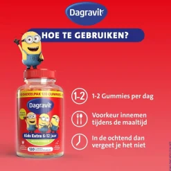 New Dagravit Kids Multivitaminen Minions Gummies