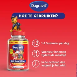 Clearance Dagravit Kids Multivitaminen Paw Patrol Gummies