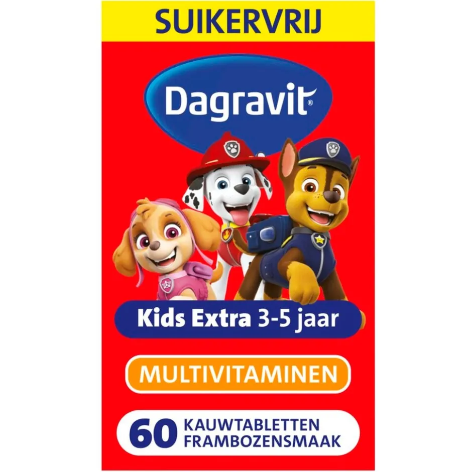 Discount Dagravit Kids-Xtra Paw Patrol 3-5 jaar Kauwtabletten