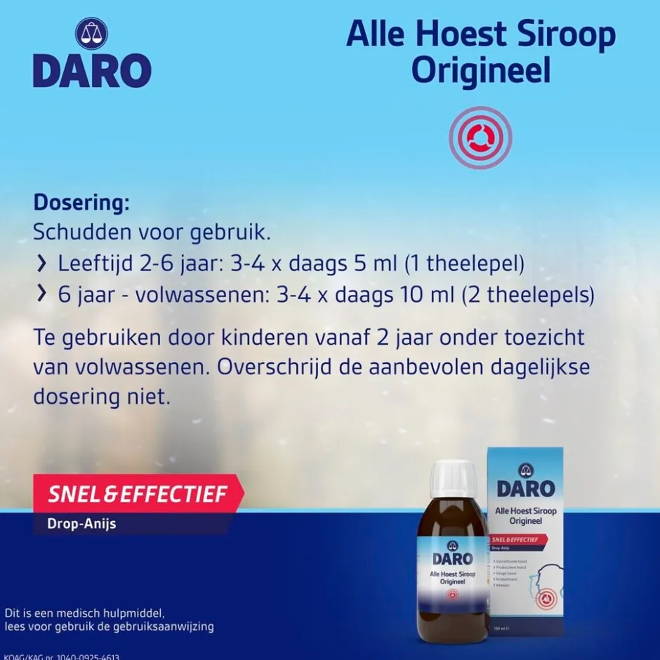 Outlet Daro Alle Hoest Siroop