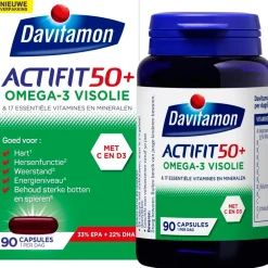 Best Davitamon Actifit 50+ Omega-3 Visolie Multivitamine & Mineralen Capsules