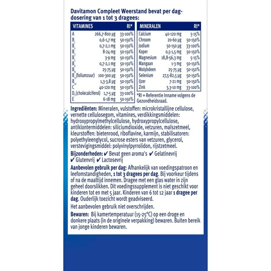 Davitamon Compleet Weerstand Dragees