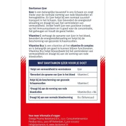 New Davitamon Ijzer met Vitamine C en B12 Tabletten