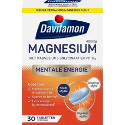 New Davitamon 400mg Magnesium Mentale Energie Tabletten