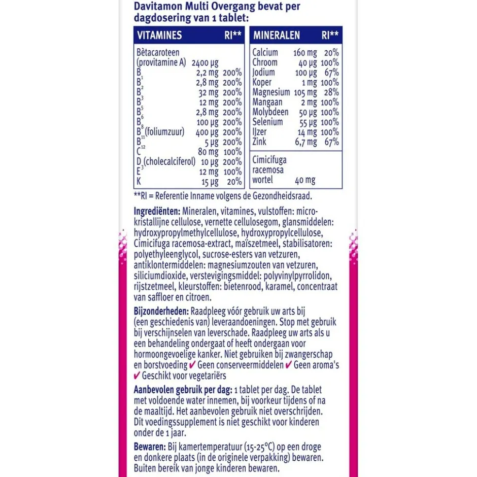 Online Davitamon Multi Overgang All-in-1 Multi Tabletten