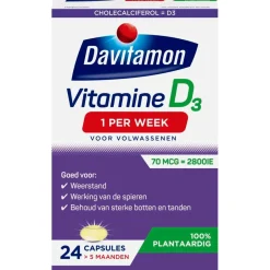 Best Davitamon Vitamine D3 1 Per Week Capsules