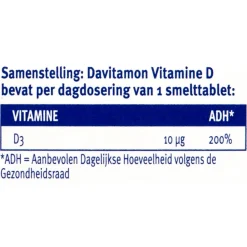 Discount Davitamon Vitamine D Smelttabletten