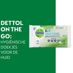 Hot Dettol 2-in-1 Hygiënische Doekjes