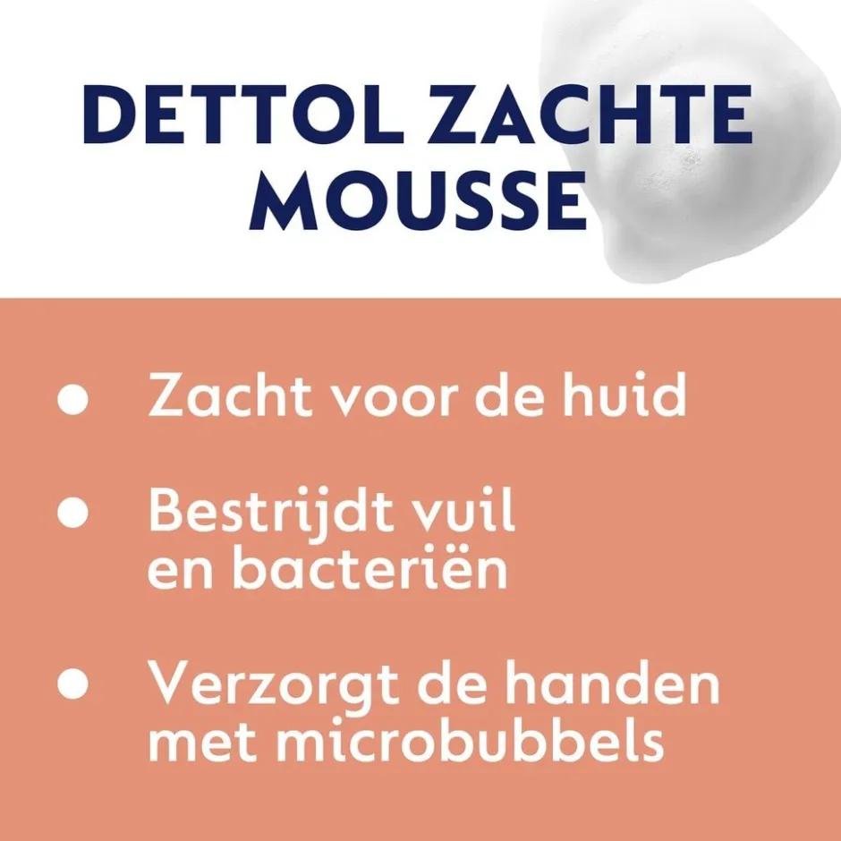 Best Dettol Orchidee & Vanille Zachte Mousse Antibacteriële Handzeep