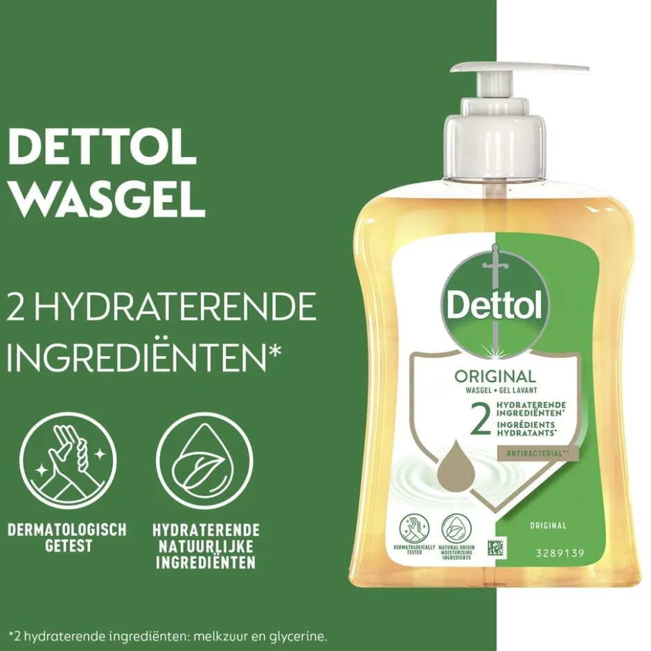 New Dettol Original Antibacteriële Wasgel