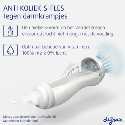 New Difrax Natural 0+M S-Fles