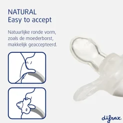 Clearance Difrax Pure Natural 0-6 maanden Fopspeen