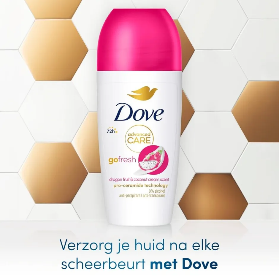 Best Dove Advanced Care Go Fresh Dragon Fruit & Coconut Cream Antitranspirant Deodorant Roller