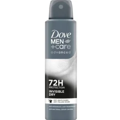 Hot Dove Men +Care Advanced Invisible Dry Antitranspirant Deodorant Spray
