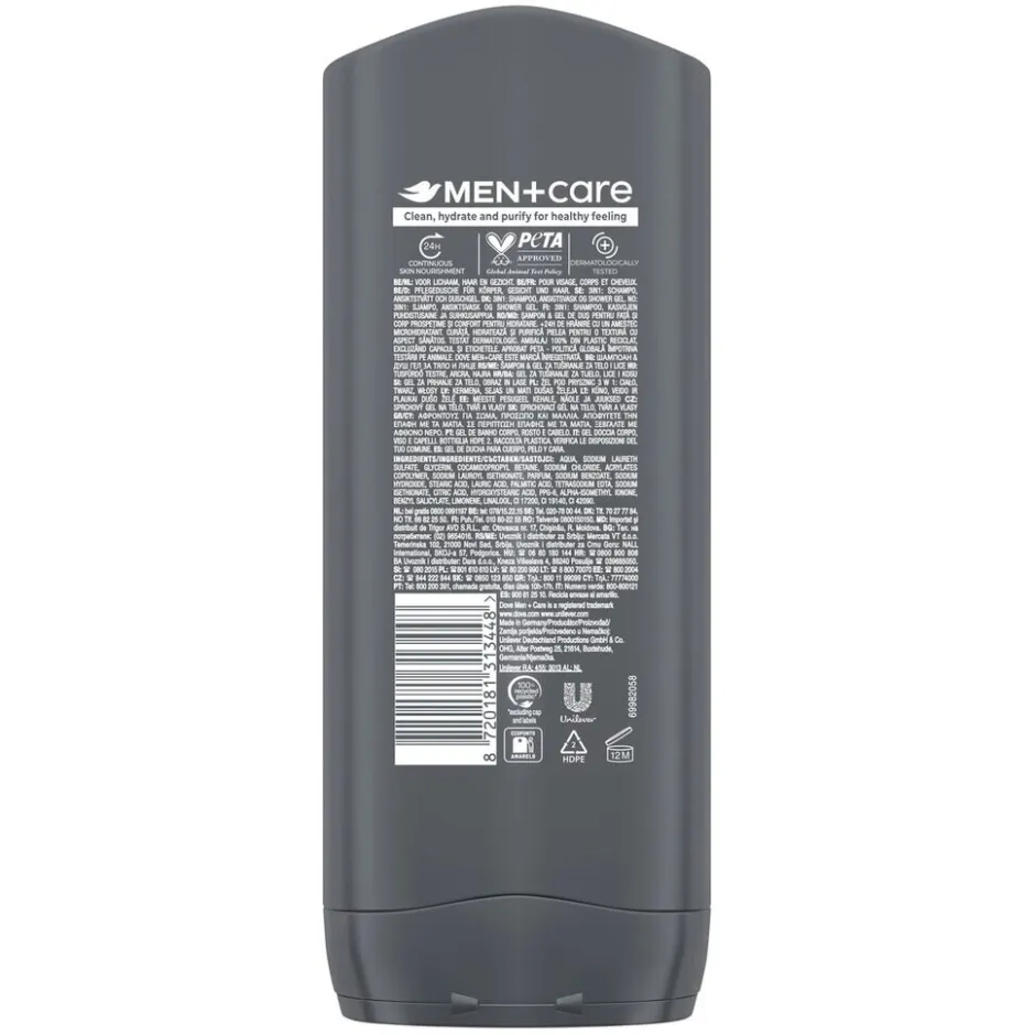 New Dove Men +Care Clean Comfort Douchegel