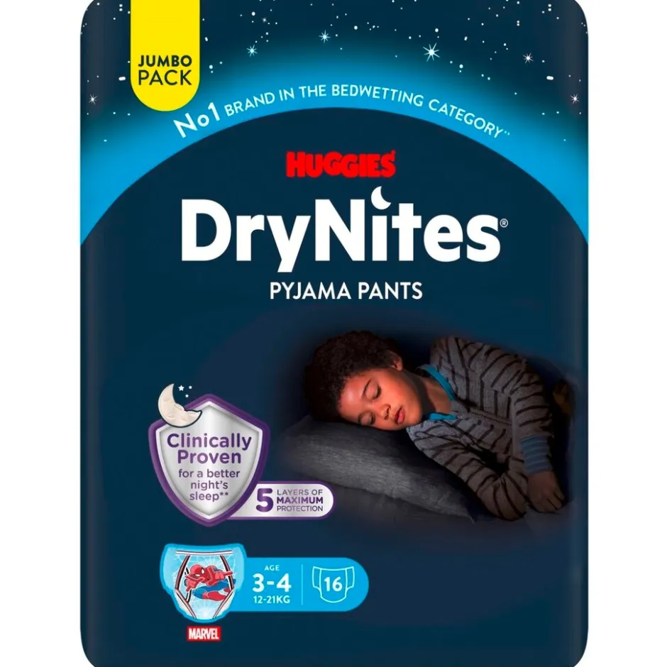 Discount Drynites Boys 3-4 Jaar Pyjamabroekjes