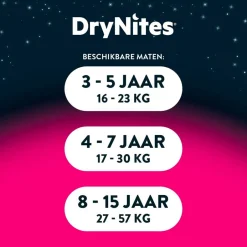 Drynites Girls 4-7 Jaar Nachtbroekjes