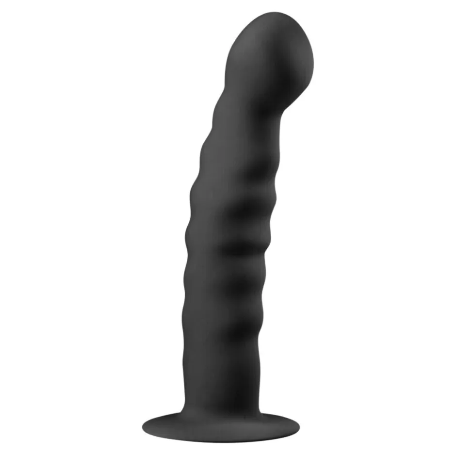 Sale EasyToys Ribbed Dong Siliconen Anal Dildo with Suction Cup