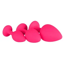 Discount EasyToys Siliconen Buttplug Set met Diamant