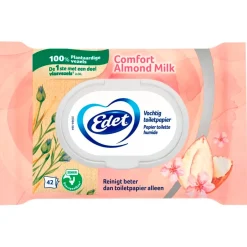 Outlet Edet Comfort Almond Milk Vochtig Toiletpapier