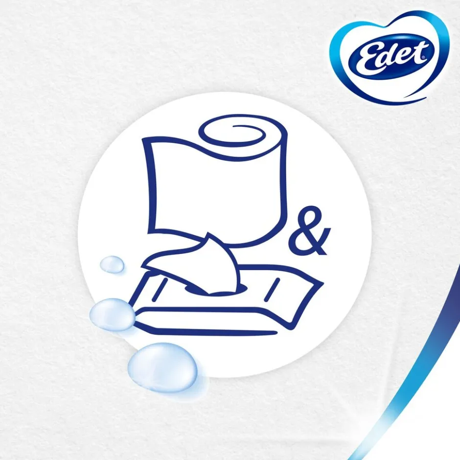 Outlet Edet Comfort Almond Milk Vochtig Toiletpapier