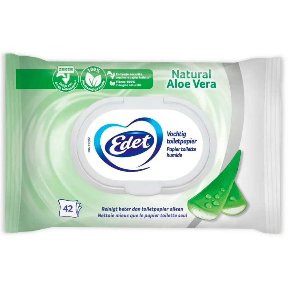 Online Edet Natural Aloë Vera Vochtig Toiletpapier