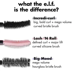 ELF e.l.f. Deep Brown Incredible Curl Mascara