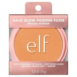 Hot ELF e.l.f. Halo Glow Powder Filter Tan Warm Pressed Powder