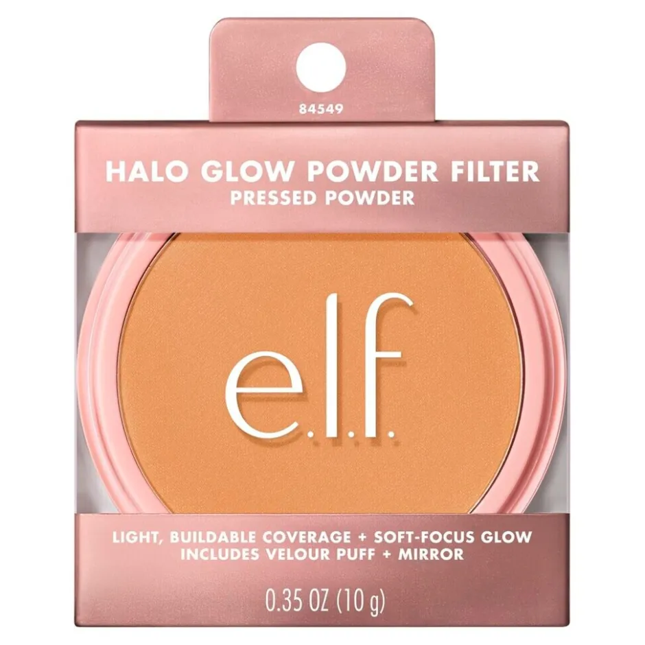 Hot ELF e.l.f. Halo Glow Powder Filter Tan Warm Pressed Powder