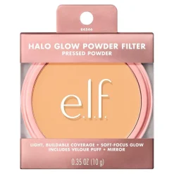 Sale ELF e.l.f. Halo Glow Powder Filter Light Warm Pressed Powder