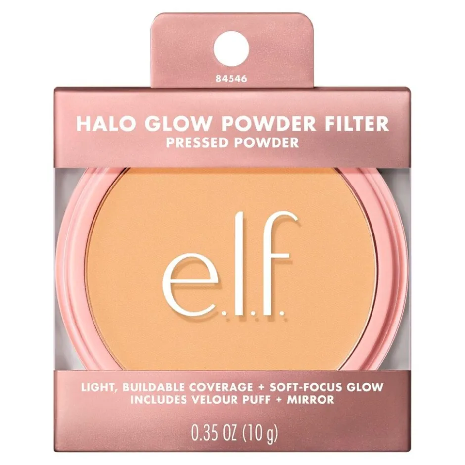 Sale ELF e.l.f. Halo Glow Powder Filter Light Warm Pressed Powder