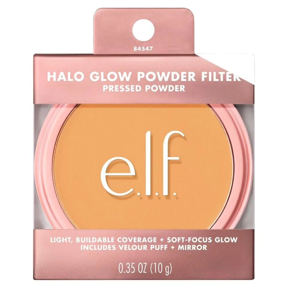 Clearance ELF e.l.f. Halo Glow Powder Filter Medium Neutral Pressed Powder