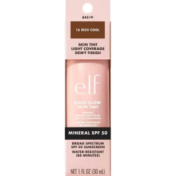 Hot ELF e.l.f. Halo Glow SPF50 16 Rich Cool Skin Tint
