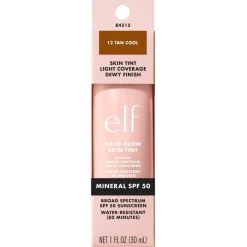 Best ELF e.l.f. Halo Glow SPF50 12 Tan Cool Skin Tint