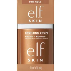 Clearance ELF e.l.f. Skin Bronze + Nourish Pure Gold Bronzing Drops