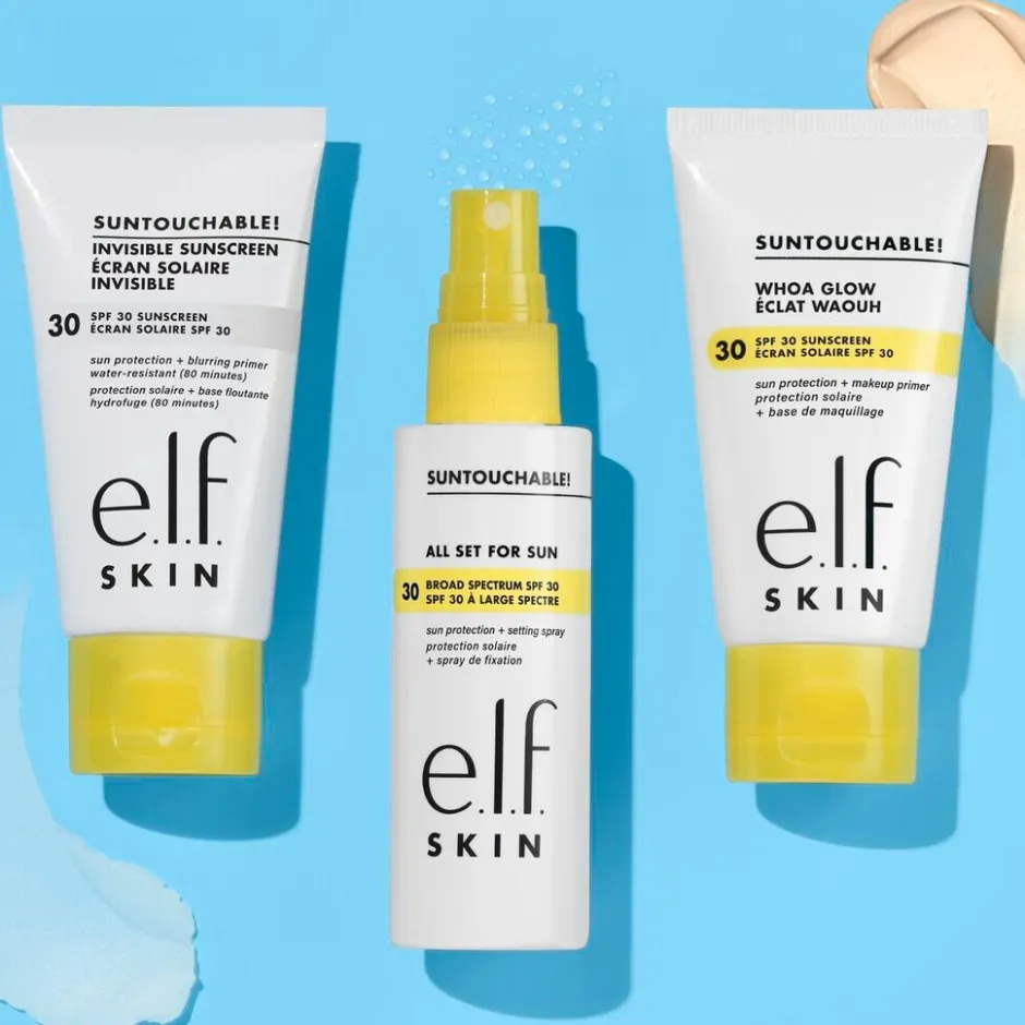 Sale ELF e.l.f. Skin Suntouchable All Set For Sun SPF30 Setting Spray