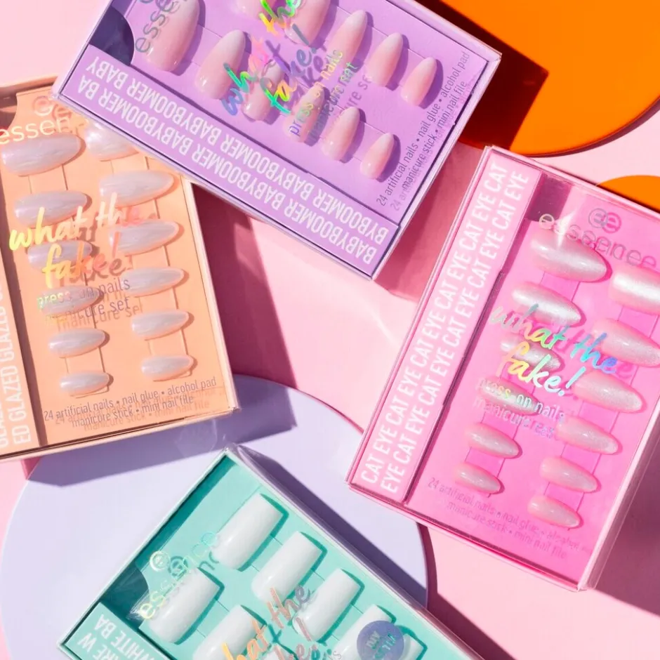 New Essence What The Fake! 02 Cat Eye Press-On Nails Manicure