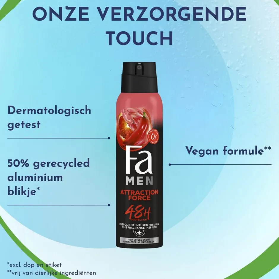 Discount Fa Men Attraction Force Deodorant & Bodyspray