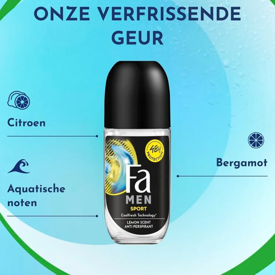 Hot Fa Men Sport Deodorant Roller