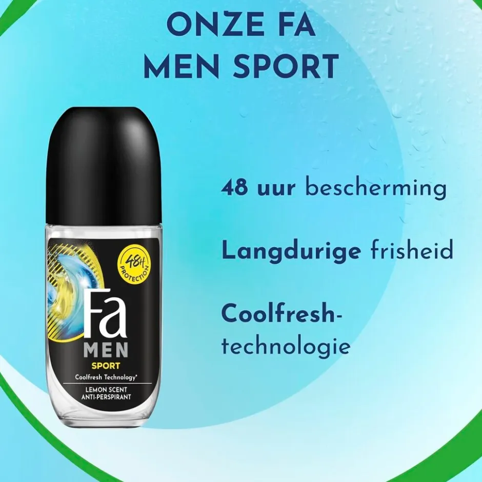 Hot Fa Men Sport Deodorant Roller