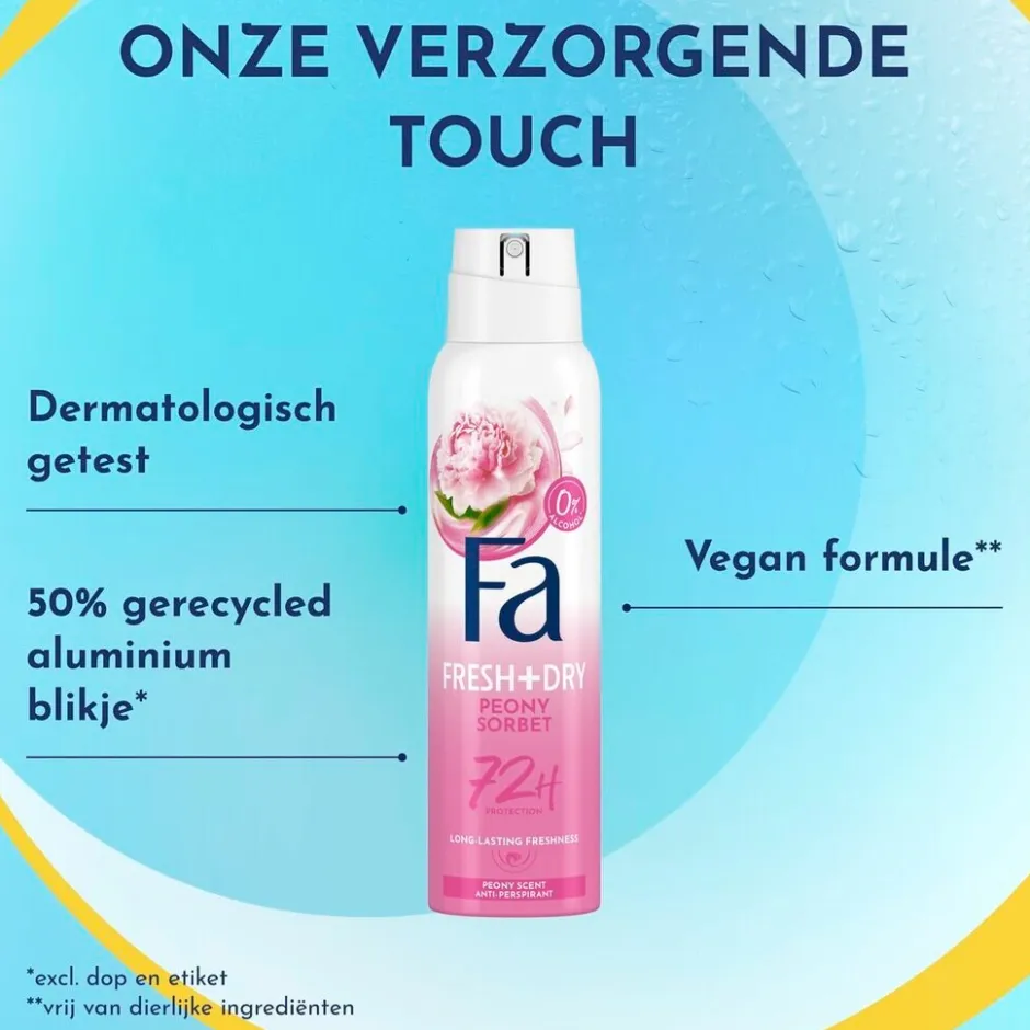 New Fa Peony Sorbet Antitranspirant Spray