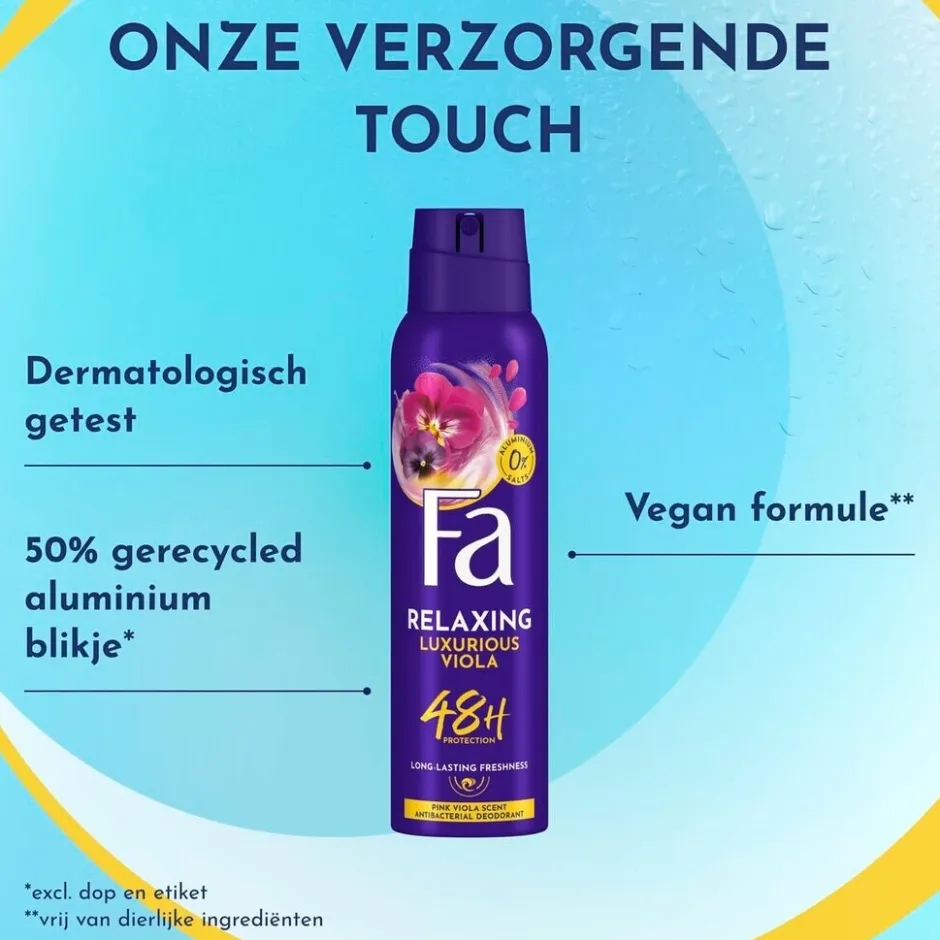 Online Fa Relaxing Luxurious Viola Deodorant Spray