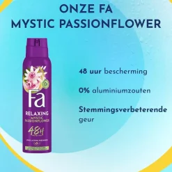 Discount Fa Relaxing Mystic Passion Flower Deodorant Spray