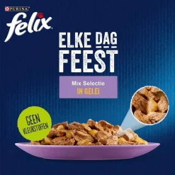 New Felix Elke Dag Feest in Gelei Mix Selectie Kattenvoer