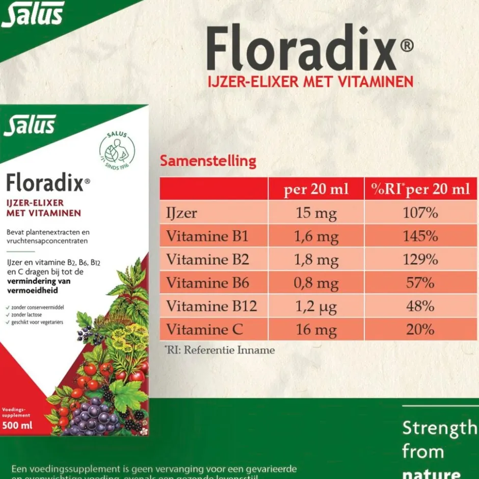New Floradix IJzer-Elixer