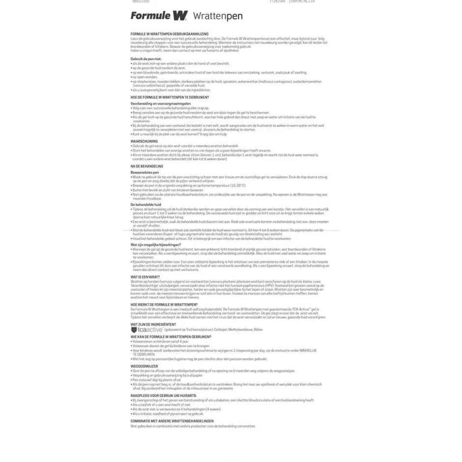 Hot Formule W Wrattenpen